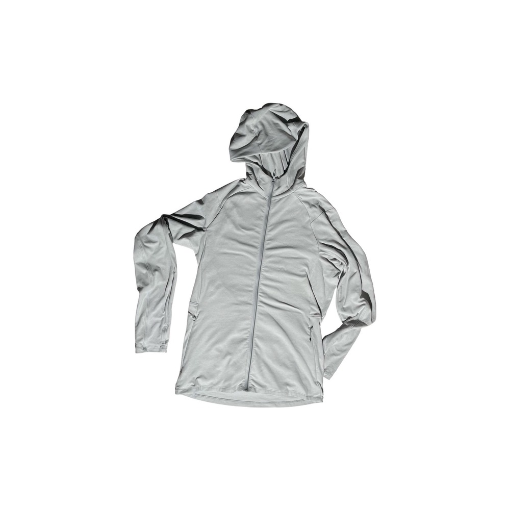 Lululemon Surge Warm Hoodie Mens XS Gray Full Zip Running Jacket